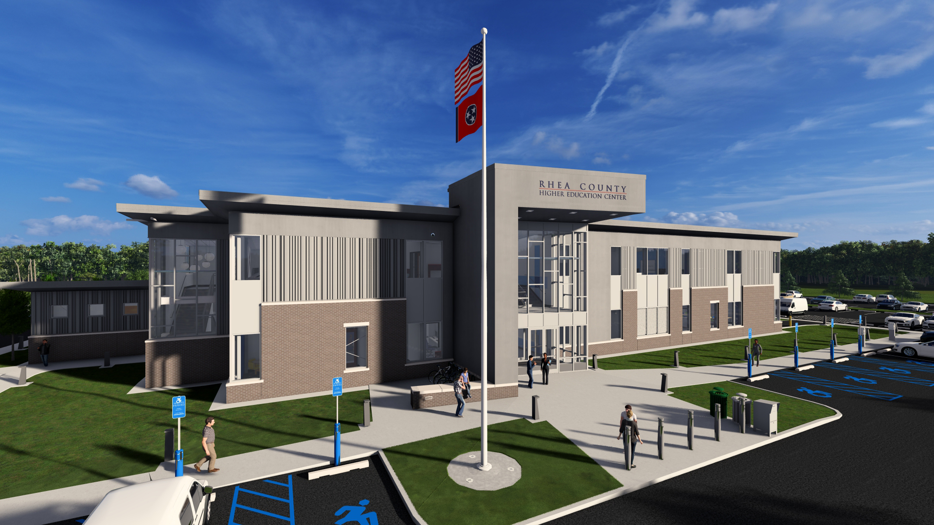 Rhea County Higher Education Center mockup