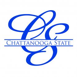 Chattanooga State Script Logo Blue