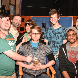 (back row) Dr. Chris Willis, and PFTT students Christopher Doty, Jet Smith, Blake Ownbey, (front row) Chandler Gibson, Nathan Smith, Benjamin Banks.