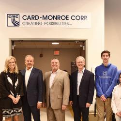 card Monroe lab dedication