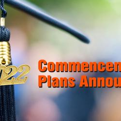 graduation cap and commencement plans