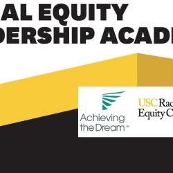 racial equity leadership academy with logos
