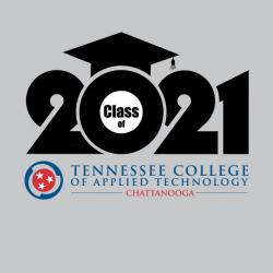 2021 with grad cap on top tcat logo