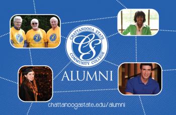 ALUMNI featured including photo of alum Tabatha Armour and 3 members from Class of 1967, the first graduating class of ChattState
