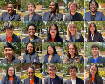 Photo grid showing ChattState's 20 Student Ambassadors for the 2024-2025 school year. Photo grid showing ChattState's 20 Student Ambassadors for the 2024-2025 school year.