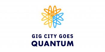 Gig City Goes Quantum Logo on White Background