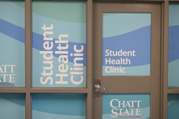 Entrance to ChattState's student health clinic. Entrance to ChattState's student health clinic.