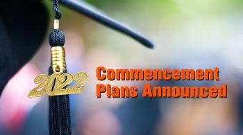 graduation cap and commencement plans