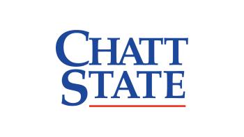 ChattState Stacked Logo on White Background