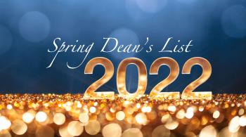 celebratory looking 2022 for  dean's list