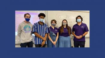 group of male and female students