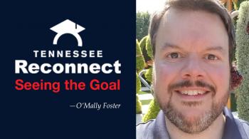 o'mally foster pictured with tn reconnect logo