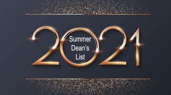 2021 word with  summer dean's list words