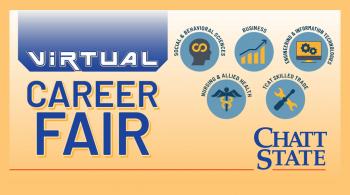 division icons represent the fields that are seeking to hire employees at the career fair